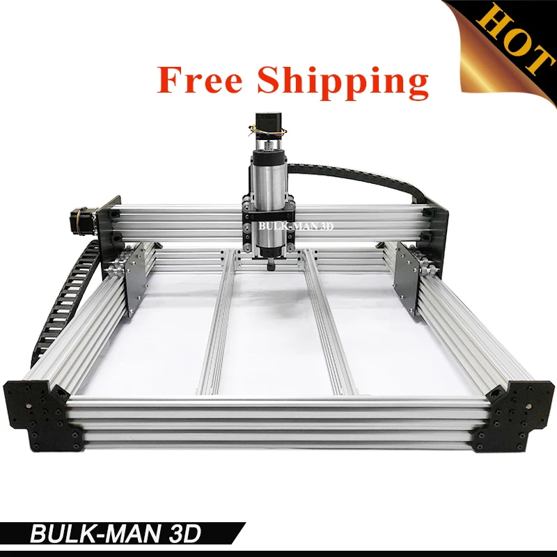 

Free Shipping 4Axis WorkBee CNC Router Machine Kit Screw Driven + Mach3 or GRBL Controller Bundle + Open Cable Drag Chain Bundle