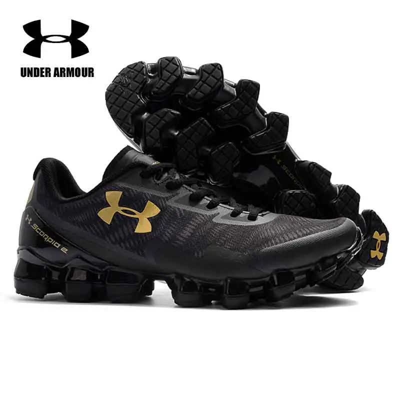 Under Armour Scorpio 2 Mens Running Shoes Zapatillas Hombre Deportiva Lace-up Cushioning Sneakers Non-slip Sport Shoes hot sale