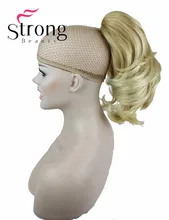 Hair Extension Synthetic Lady Wowen Wavy Claw Clip Ponytail Pony Tail Hair Extension hairpiece COLOUR CHOICES
