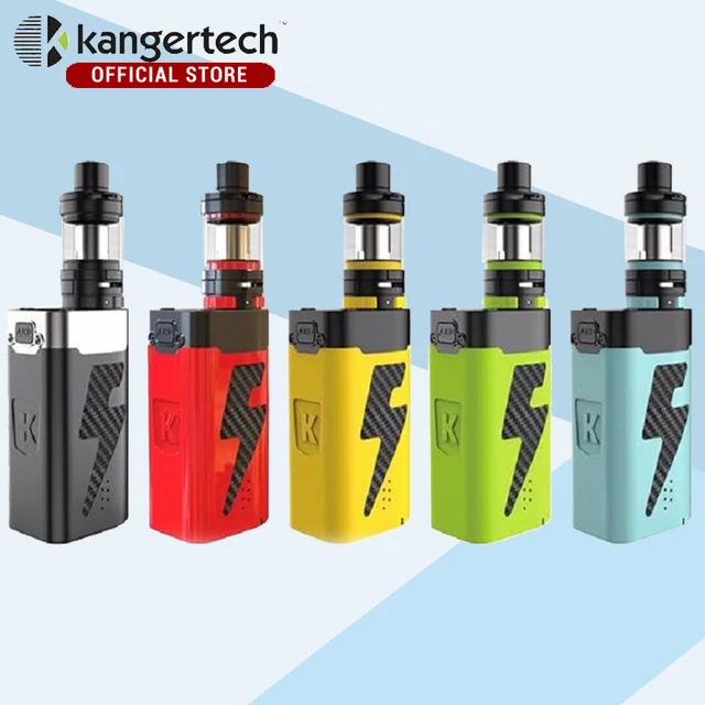 Новый оригинальный kangertech kanger акд пять 6 starter kit 8 мл верхний заполняя subohm танк электронная сигарета 220 Вт mod жидкостью vape комплект