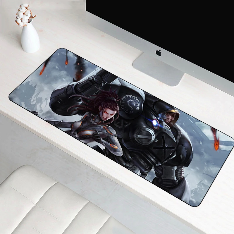 

FFFAS 70*30cm StarCraft Gaming Mouse pad XL Large padmouse gamer Big best seller PC desk Locking Edge mousepad laptop play mats