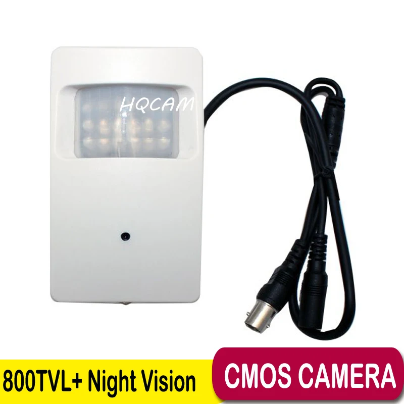 Night Vision 800TVL CCTV security Camera CMOS Color mini Motion Detector PIR STYLE Indoor CCTV Mini