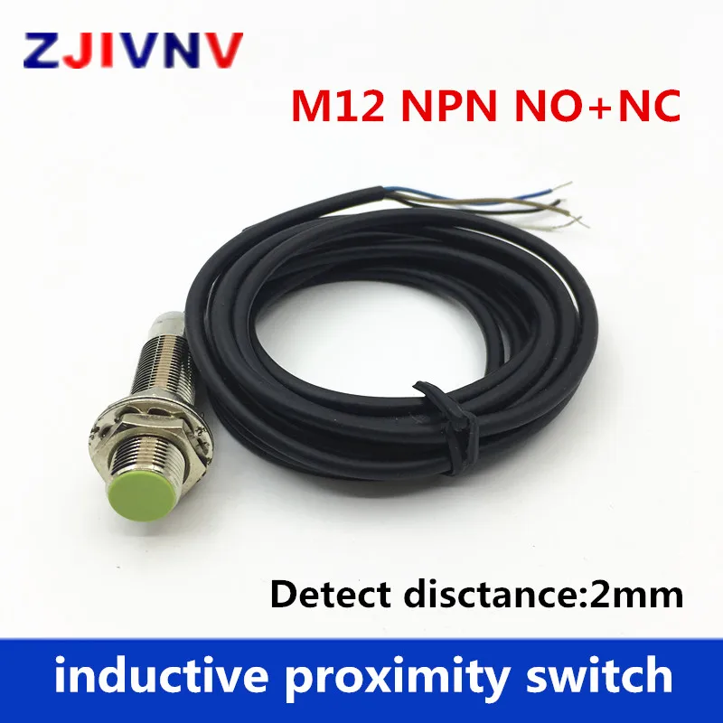 Индуктивный датчик приближения M12 flush NPN NO + NC DC 4 провода нормально открытый и