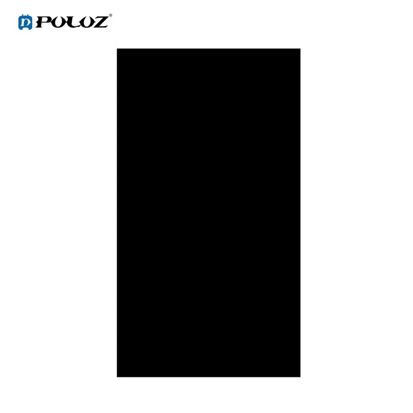 PULUZ 120x60 см ПВХ против морщин фоны фон для фотостудии фотографии фоновая ткань - Цвет: Черный