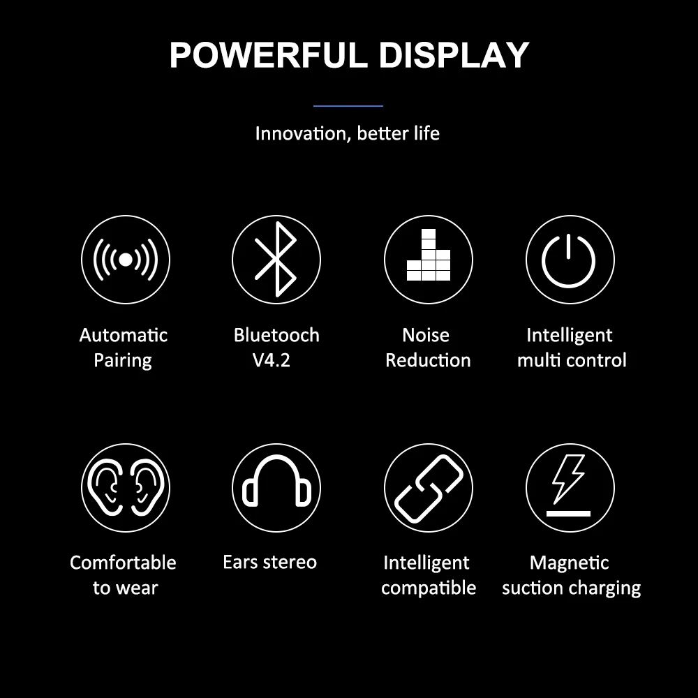 Mini Invisible Twins Wireless Earpiece Bluetooth Earphone Cordless Headphone Bluetooth Stereo Earbuds Headset For Phone iPhone