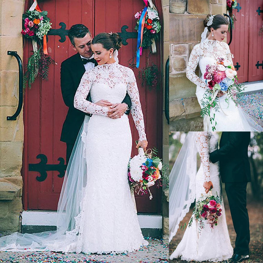 modest sheath wedding dresses