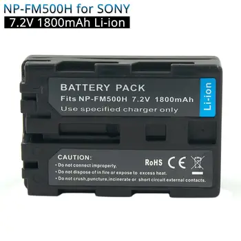 

NP-FM500H NPFM500H NP FM500H 1800mAh Rechargeable Camera Battery for Sony A57 A58 A77 A200 A300 A500 A580 A550 A350 A700 A850