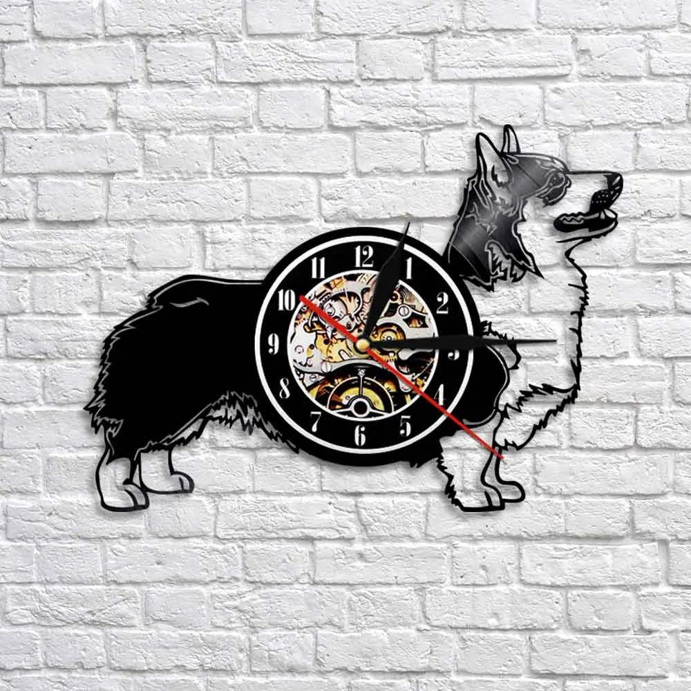 Cardigan Welsh Corgi Dog Wall Clock Creative Animal Puppy