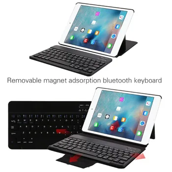 

New Folding Wireless Bluetooth Keyboard Folio Folding Bluetooth 3.0 Keyboard Case Cover Stand For iPad Pro 9.7"/Air 1/2 hot