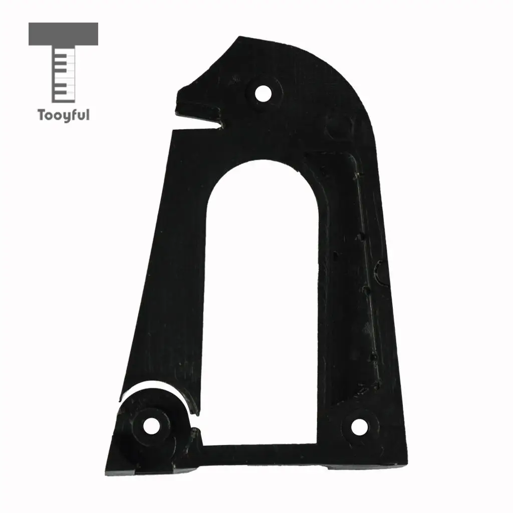 Tooyful Black 3 Hole Truss Rod Cover Plate with Screws for Electric Guitar Parts
