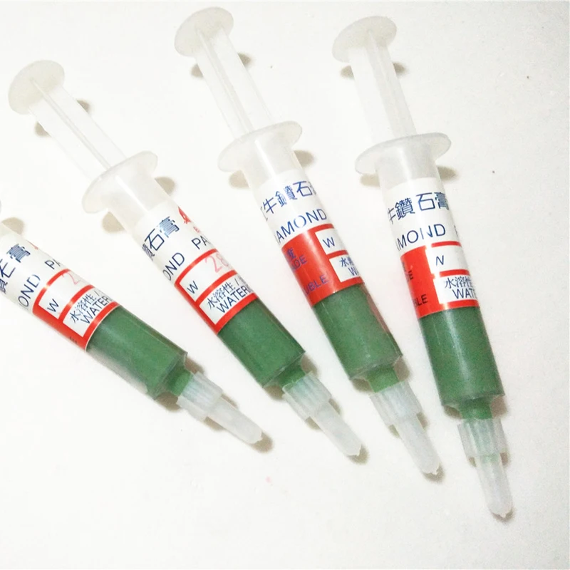 12 Pieces Diamond Abrasive Paste Needle Tube Grinding Polishing Paste