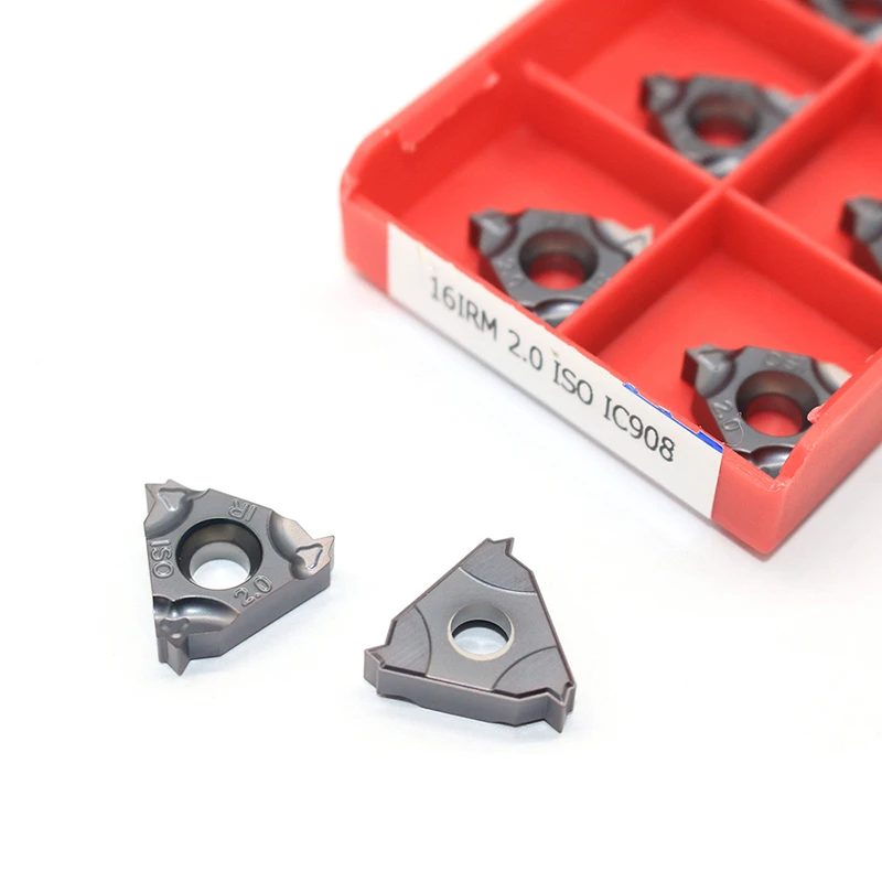 Original 16IR 16 IRM 14 W IC908 Carbide Inserts Lathe Cutter Tools