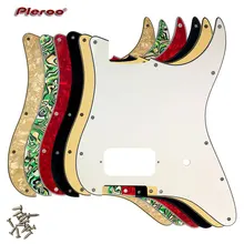 Pleroo peças de guitarra-para eua \ méxico fd stratocaster st pickguard 11 buraco us spec strat com ponte humbucker