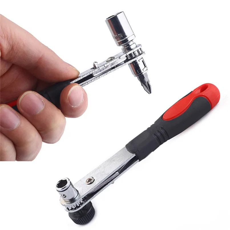 

New Mini Rapid Ratchet Wrench 1/4" Screwdriver Rod 6.35 Quick Socket Wrench Tool Small wrench ratchet semi-automatic batch #2h15