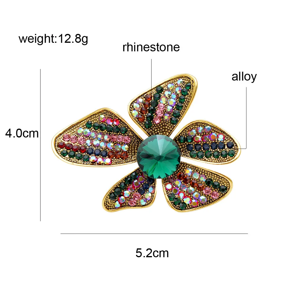 CINDY XIANG разноцветные стразы Fower Броши для женщин Элегантная Модная Винтажная брошь с булавкой Свадебные аксессуары Высокое качество