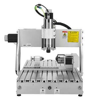 

Industrial CNC router 4030 2.2kw 3-4axis engraving milling machine 3040 metal engraver hand wheel with water tank