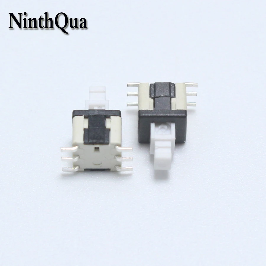 

5PCS 5.8*5.8mm 6Pin Push Button Switch SMD Micro Tactile Switch Self-locking / Non-locking Latching Toys Flashlight Switch