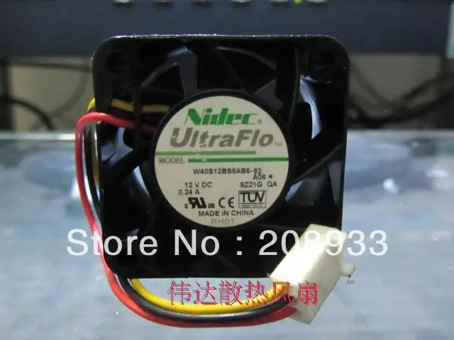 

For NIDEC 4028 DC 12V 0.24A W40S12BS8AB5-52