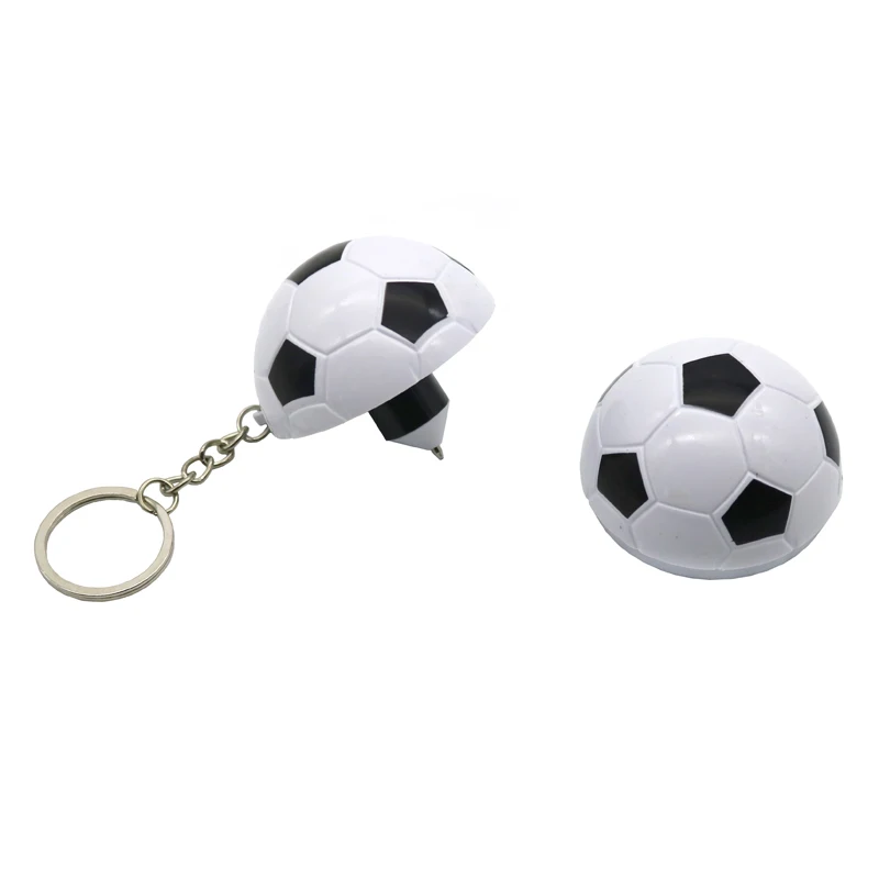 1 шт. креативная Милая футбольная стильная шариковая ручка кольцо для ключей возьмите с собой мини-растягивающаяся шариковая ручка