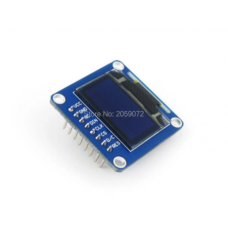 0 96 дюймовый oled (b) для STM32 SPI/I2C интерфейсы 1/4 желтый 3/4 синий вертикальный