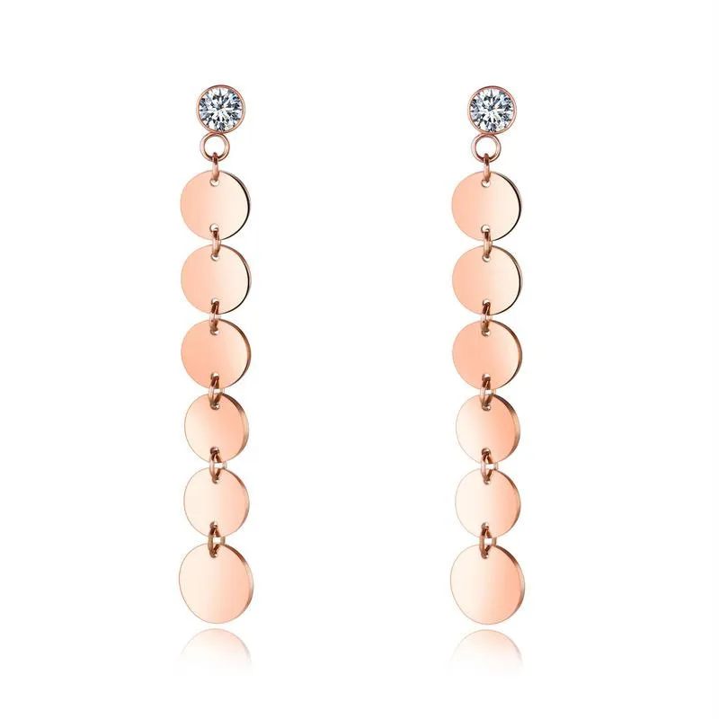 

New Fashion Personality High Quality Creative Lady Fringe Long Earrings Jewelry Stud Earrings Gift