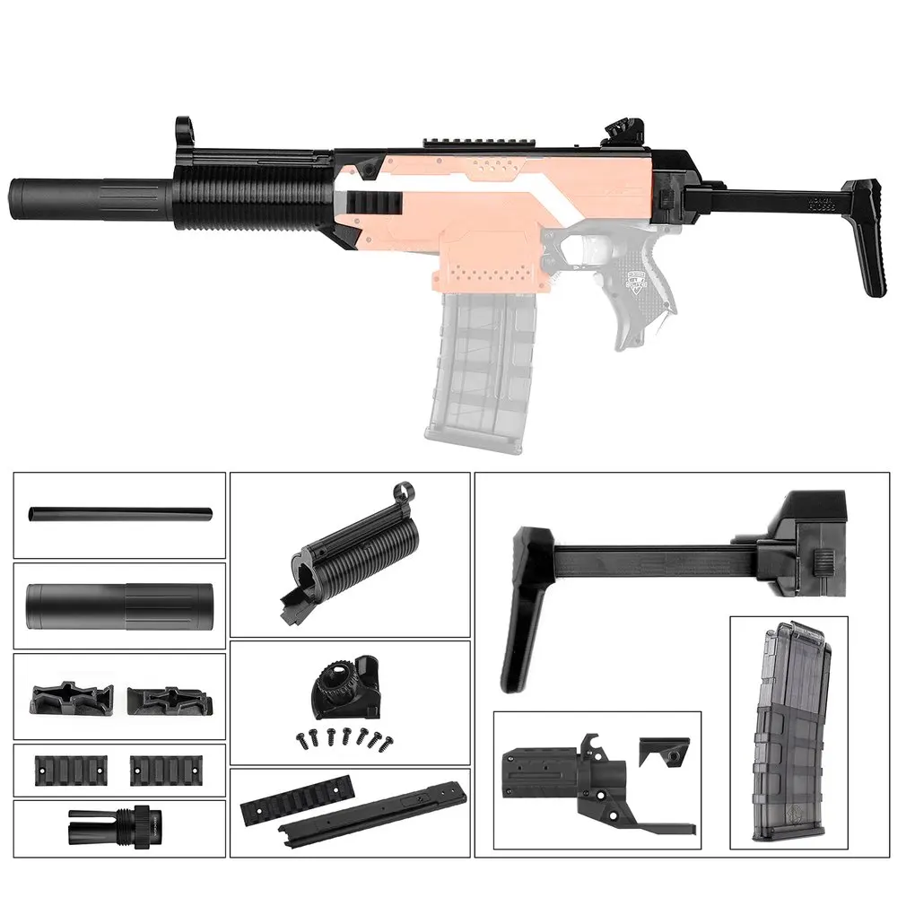 

WORKER 3D Printing Modularized Mod F10555 3D Printing MP Style Module SD Combo 11 Items for Nerf Stryfe Blaster DIY Toys Gift