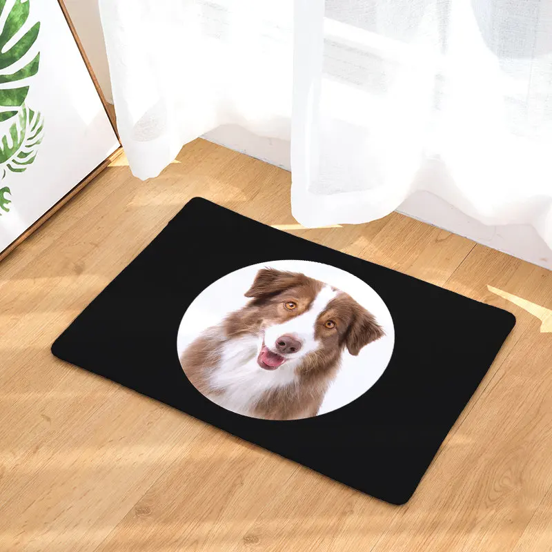 Новая собака с крупной головой печати ковры Нескользящие кухонные коврики для дома гостиной коврики 40x60 см - Цвет: 3