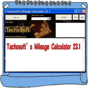 

Newest Tachosoft Mileage Calculator V23.1 Support Many Car Brands