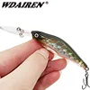 1 pièces Laser coulant lentement méné leurre de pêche 8.5 CM 6.5G Wobbler artificiel mouche pêche dur appât carpe manivelle pêche WD-215 ► Photo 1/6