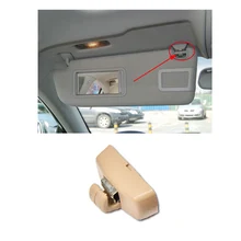 Beige Auto Sun Visor Inner Fixing Bracket Clip Hanger Clip Holder for VW Bora Passat B5 POLO Polo Golf 4 Car Accessories