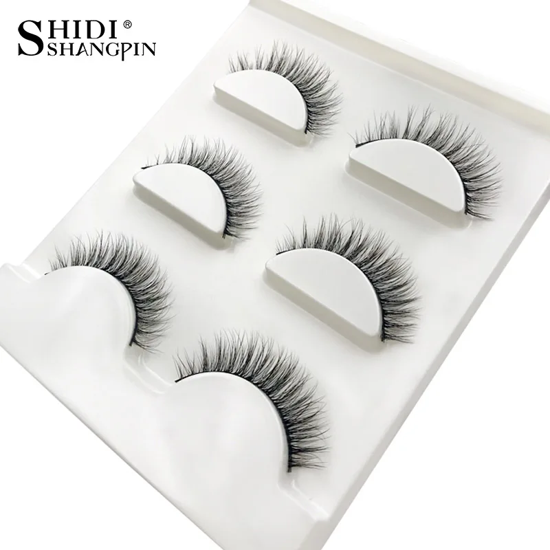 

SHIDISHANGPIN 3d mink false lashes natural long 3d mink eyelashes false eyelash eyelash extension natural long 3 pairs eyelashes