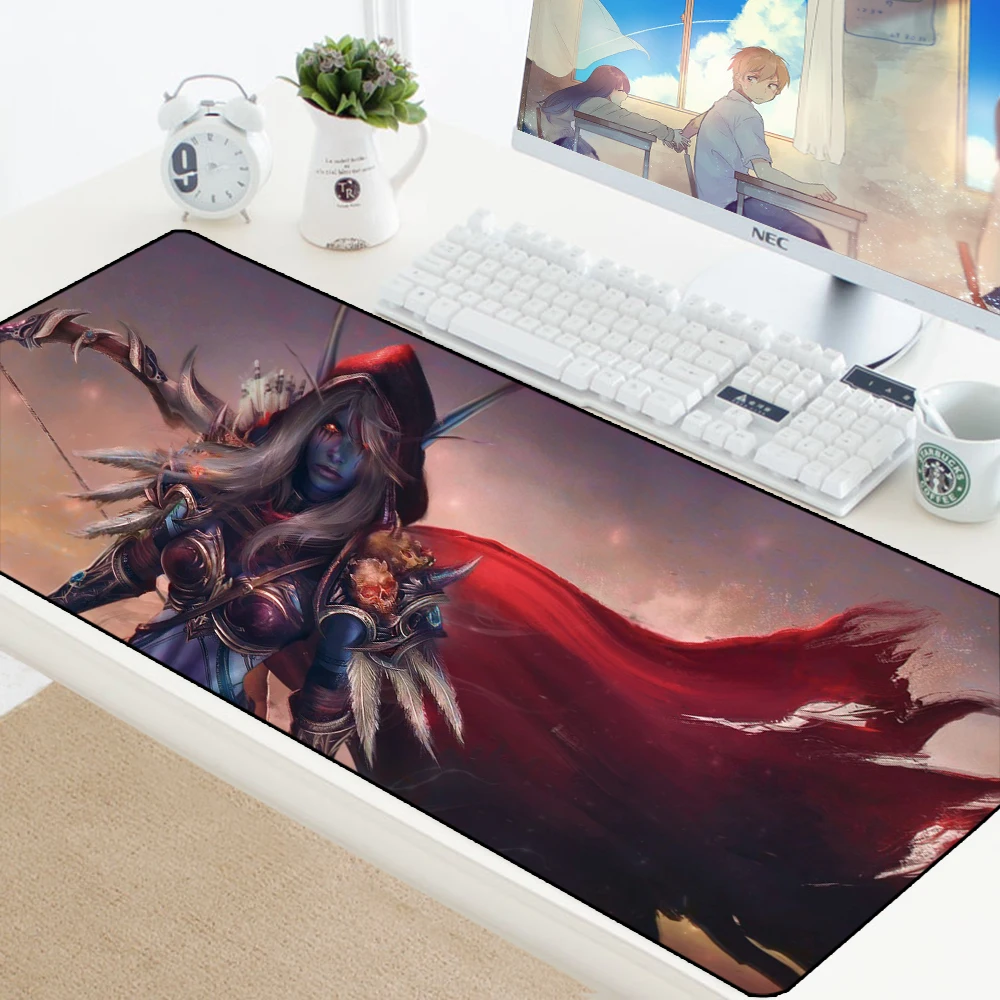  Gaming Mouse Pad WOW Lich King Mousepad Large Anti-slip XL Keyboard Big Desk Mouse Mat For Gamer La
