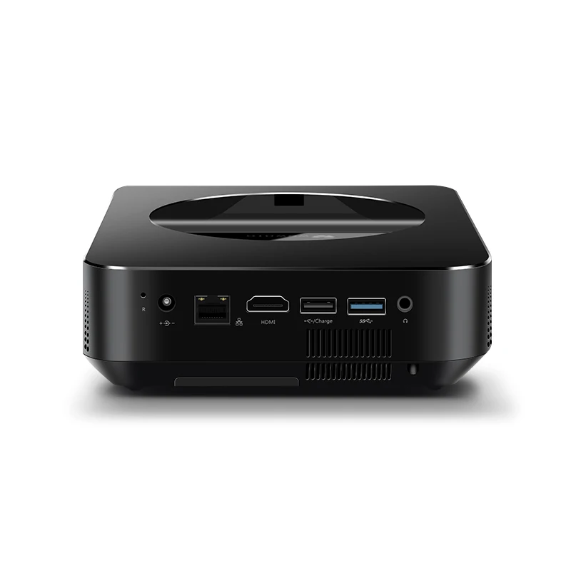 WOWOTO Black Short focus Projector 600 Lumens Large memory Home Commercial Mini pico projector Electric focusing Projector