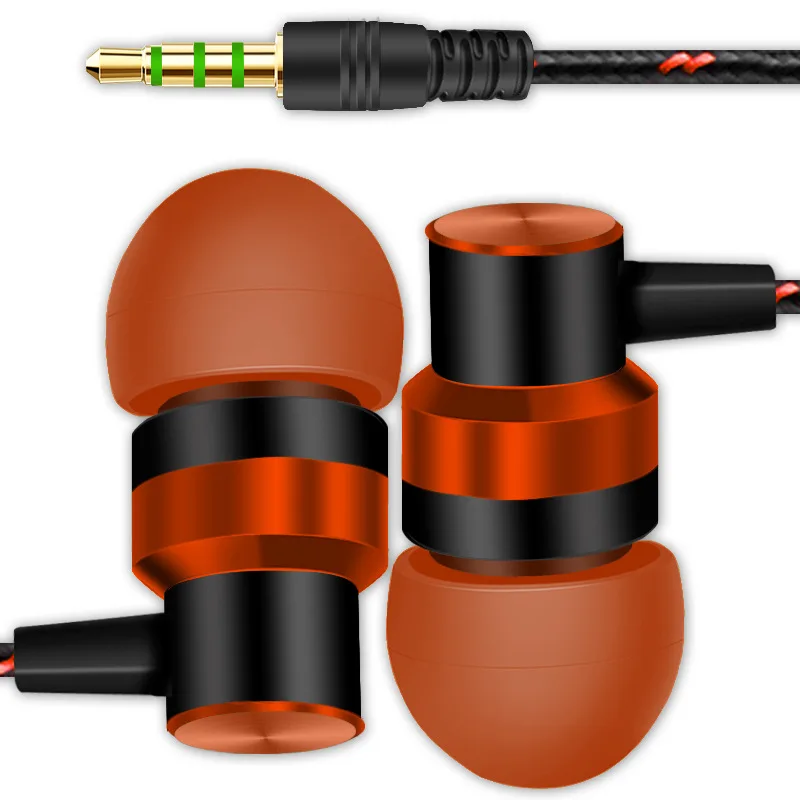 Новинка 3,5 мм бас стерео проводные наушники-вкладыши Спортивная музыка металлическая гарнитура для ПК смартфон MP3 TSFH