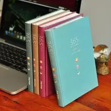 Ретро цветной 365 дневный блокнот Подарочный дневник записная книжка планировщик, материал escolar caderno канцелярские принадлежности для офиса GT108