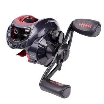 

LIEYUWANG Fishing Casting Reel Ratio 7.0:1 Left Right Hand Max Drag 6kg Metal Spool Saltwater Baitcasting Fishing Reel