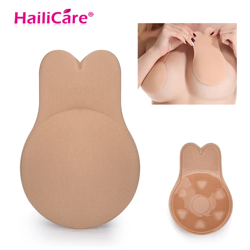 

Silicone Self Adhesive Push Up Bra Women Invisible Breast Lift Tape Reusable Strapless Backless Bralette Cover Chest Pad Brace