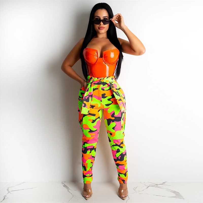 neon cargo trousers