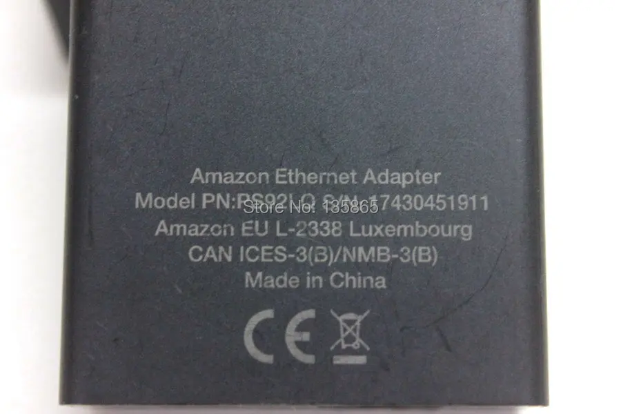 Adaptador Ethernet para Dispositivos Amazon Fire tv Conector Lan Original Fire tv Stick - Imagem 3