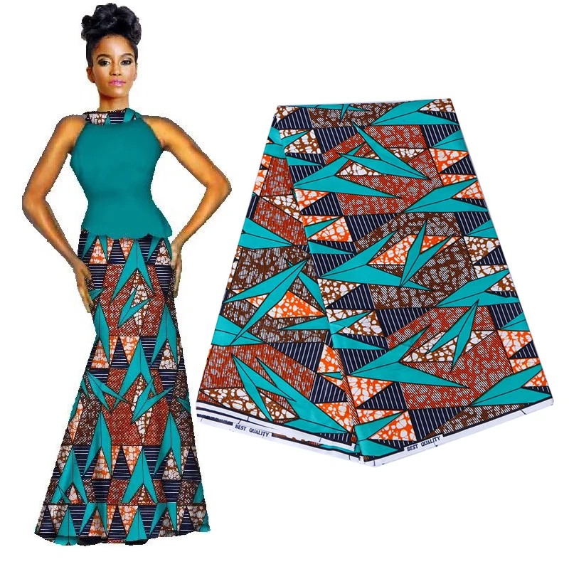 Мода Анкара Африка Печатный воск ткань гарантировано настоящий голландский воск ткань хлопок лучшее качество Африка швейный материал 6 ярдов