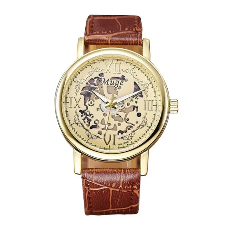 

Men's waterproof double-sided hollow mechanical watches men's business casual