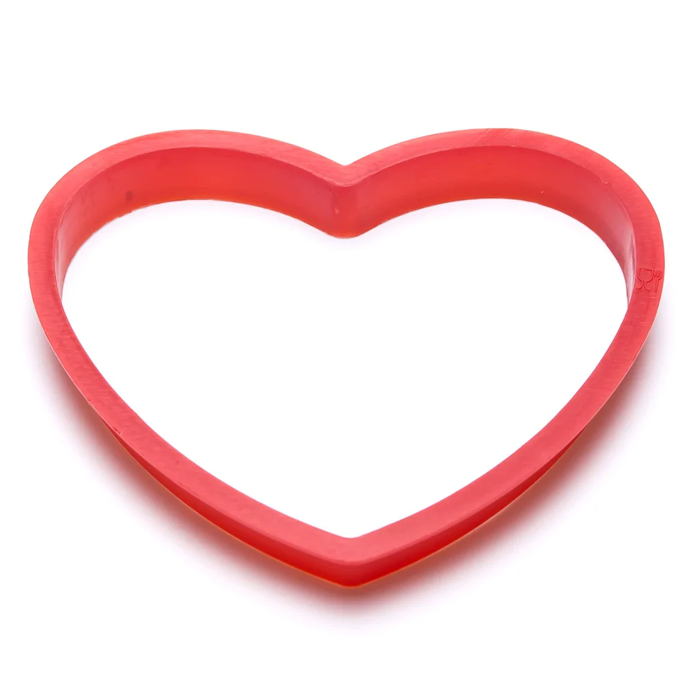 6 шт./компл. в форме сердца, Пластиковая форма для выпечки печенья помадка для бисквита штамп для сладких изделий украшения торта Формы для выпечки Инструменты