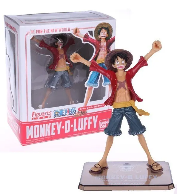 One Piece Luffy The New World Figure New In Box Free Shipping Figure Gold New Feelfigure Paintings By Famous Artists Aliexpress