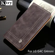 K’TRY Wallet Case For LG G4C G4mini Pu Leather Wallet Pouch Style Flip Cover Card Slot Stand Luxury Case With Card Pocket