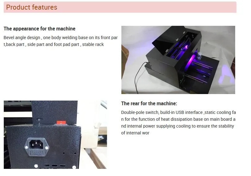 A3 size UV printer feature -1