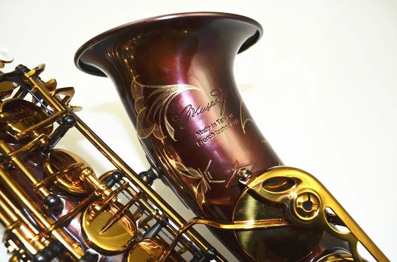 

Original MUSEADF Alto Saxophone Instruments MA-960GF Model Alloy Red Copper E-flat Sax Saxofone Made in Taiwan