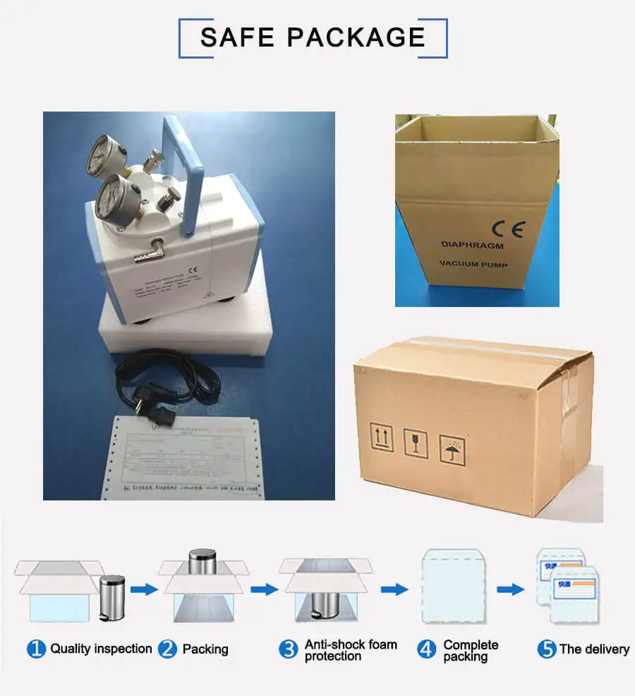 GM-0.33A diaphragm vacuum pump lab supplies -10