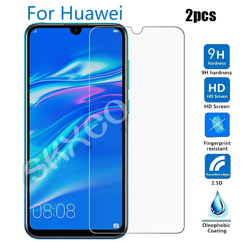 

2pcs Hard Tempered Glass Huawei Y7 Y72019 Y72018 Y72017 Y7Prime2018 Y7Prime2017 Y7Pro2019 Mobile Phone Screen Protector