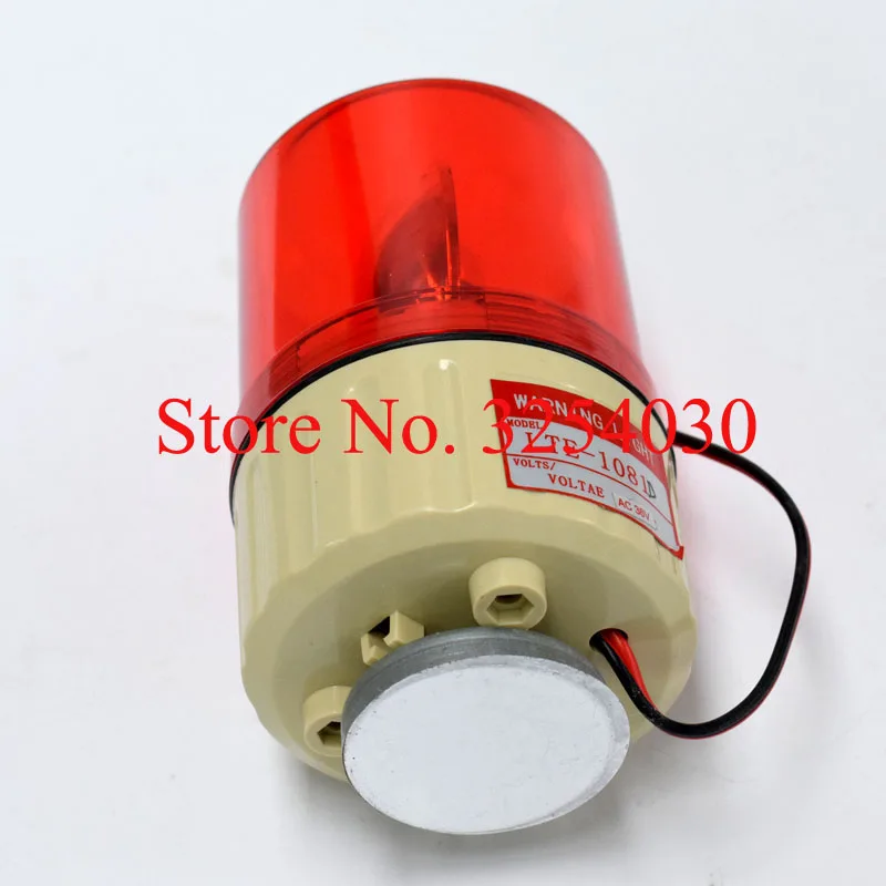 Поставка бытовой красный AC 36 V Магнитный монтажный тип электрическая сигнальная лампа вилочного погрузчика LTE-1081 без голоса AC 36 V сигнальная лампа