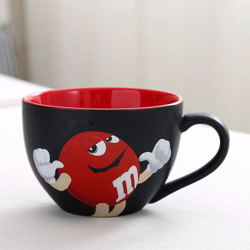 M & M's MM стеклянная керамическая кофейная чашка с молоком для чая кофе овсина
